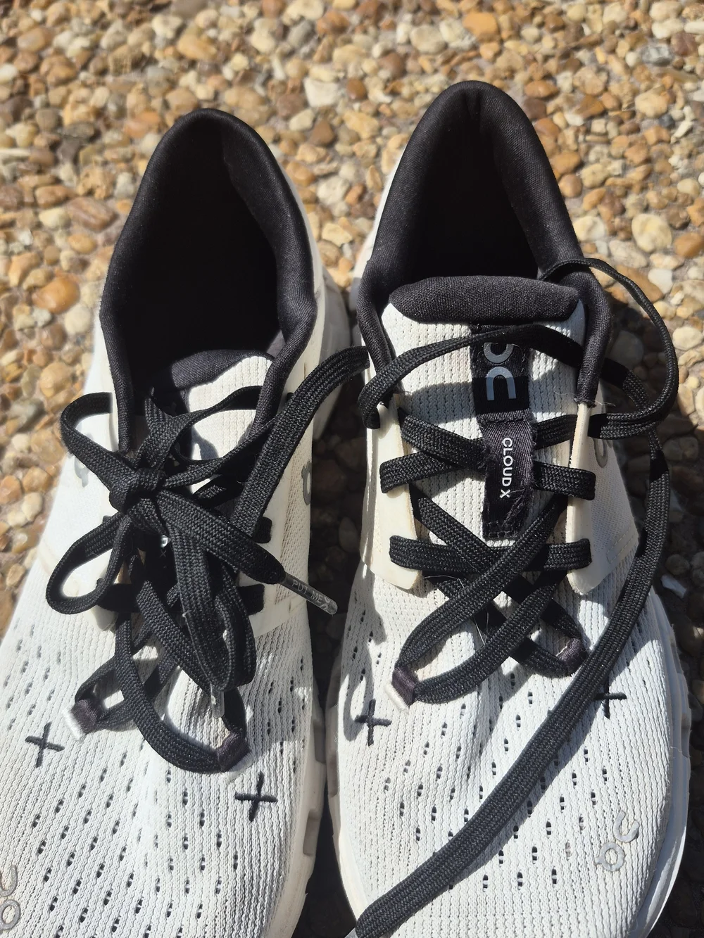 On Cloud X Women’s Running Training Shoes White Black Size 6.5
